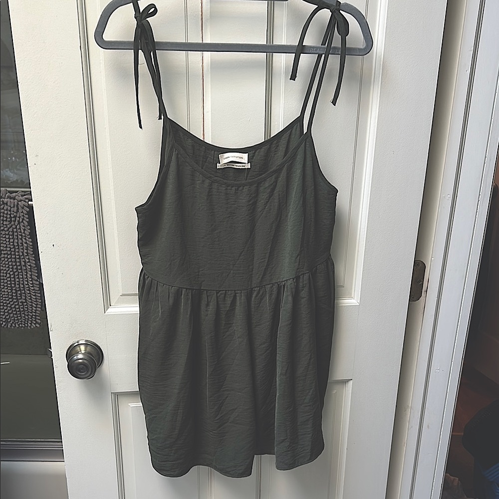 Urban Outfitters Dark Green Sleeveless jumper